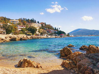herceg novi mit strand